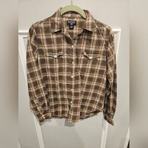 Polo Jeans Co by Ralph Lauren Women's Button Down Shirt Size Small 100% Cotton